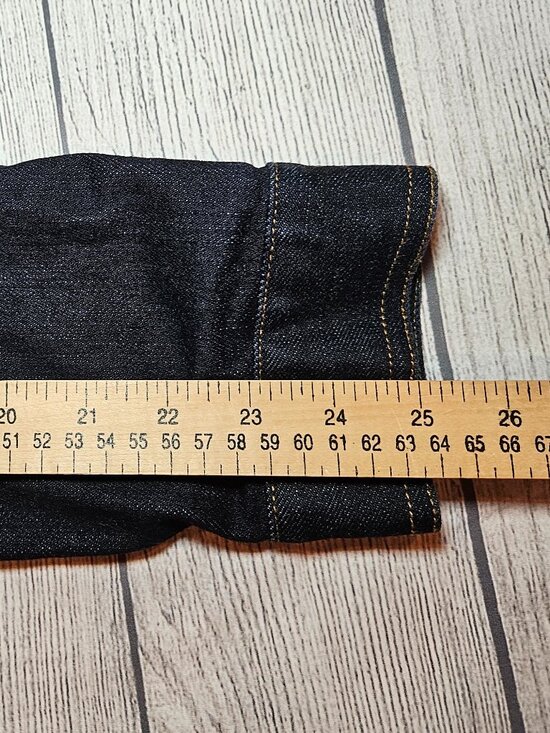 Lauren Jeans Co Ralph Lauren Dark Wash Vintage Utility Cargo Denim Jacket M - Picture 9 of 12